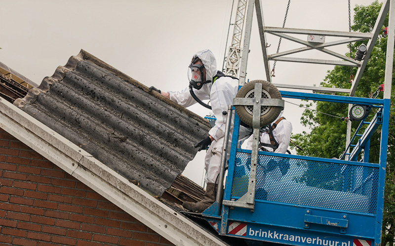 removing asbestos